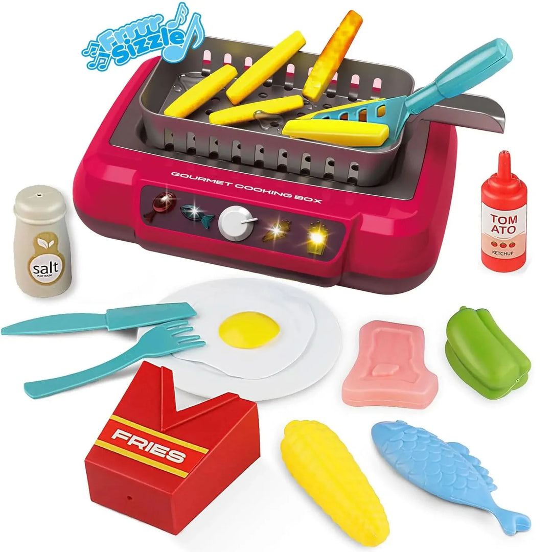 BowLift | Colorful Children's Kitchen Set with Accessories for Imaginative Role Play