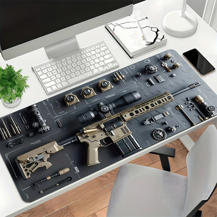 BowLift | Gaming Mouse Pad | Extra Large 35.4" x 15.7" | Non-Slip Military Design