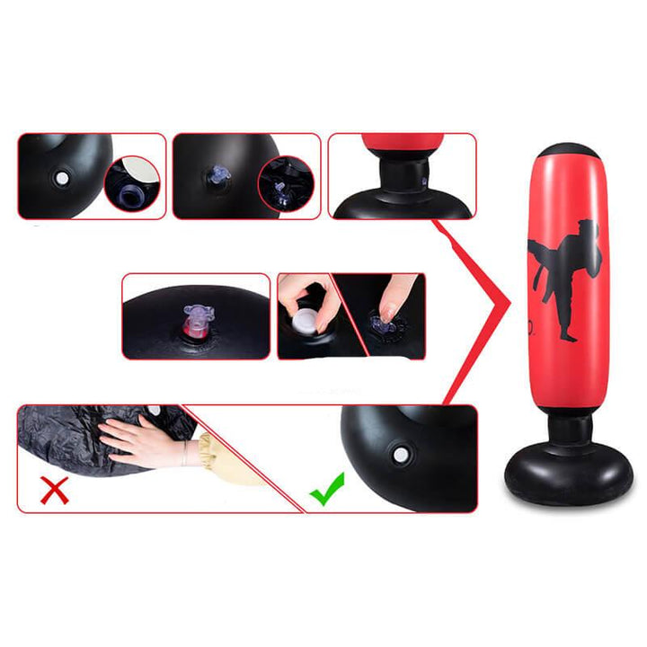 BowLift | Inflatable Punching Bag - ImpactPro Punch Tower