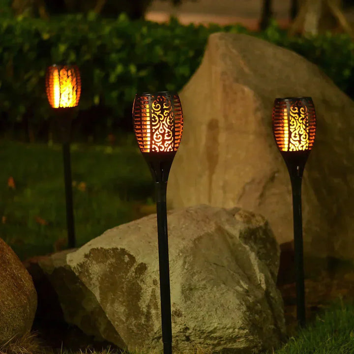 BowLift | Magical Solar Garden Torch with Flame Effect