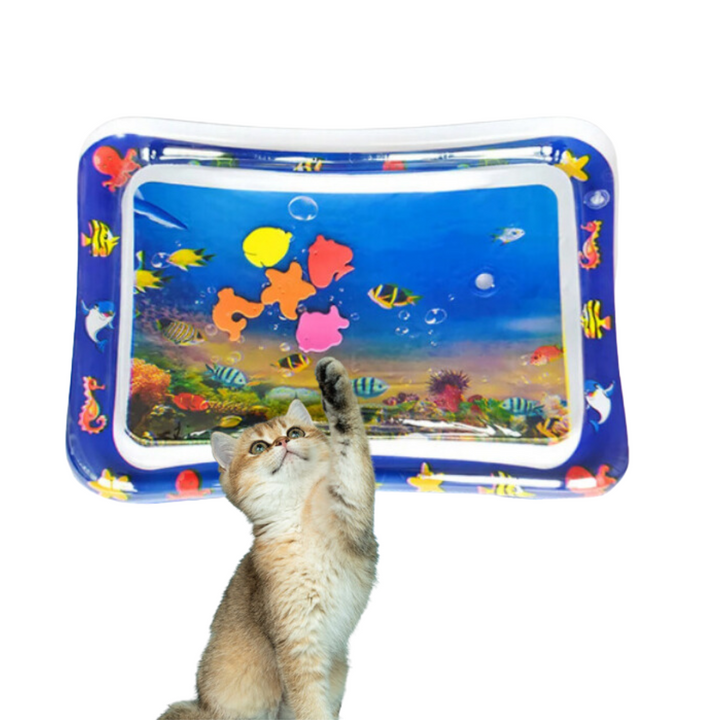 Interactive Water Play Mat for Cats - AquaPaws Bowlift
