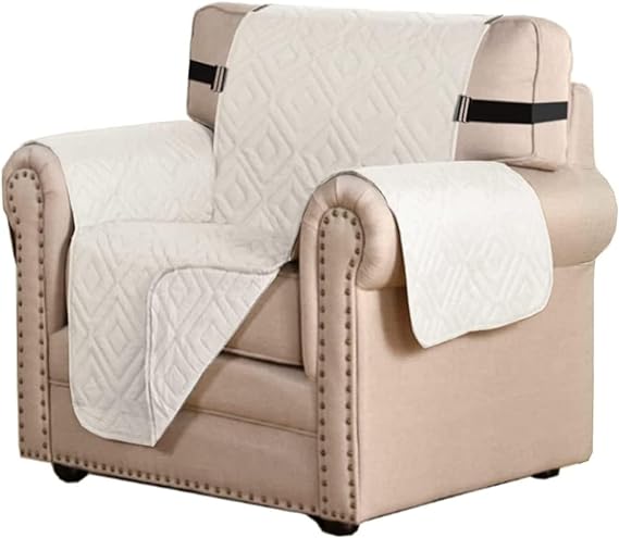 Quilted Sofa Cover Pet Protector Throw Waterproof Sofa Slip Covers 1/2/3 Settee Bowlift