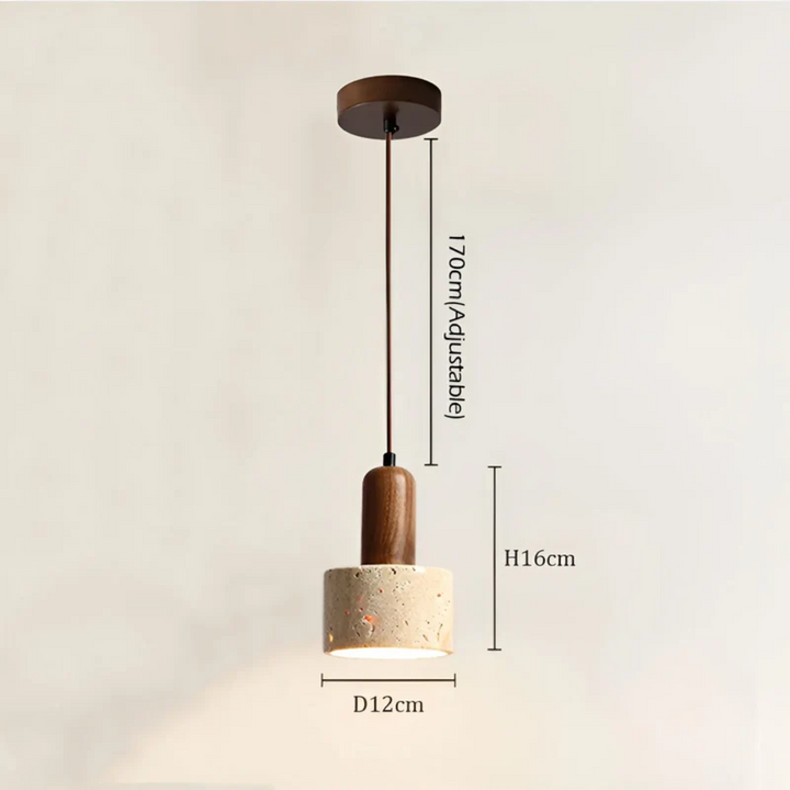 BowLift | Japanese Design Wabi-Sabi Ceiling Lamp - TranquilGlow
