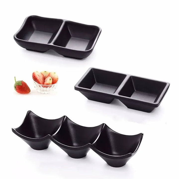 Japanese Melamine Dipping Saucer Plastic Dish Sauce Dispenser | Bowlift