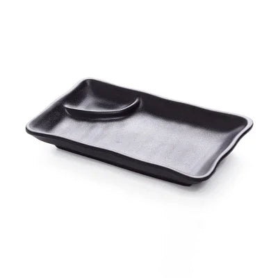 Japanese Melamine Dipping Saucer Plastic Dish Sauce Dispenser | Bowlift
