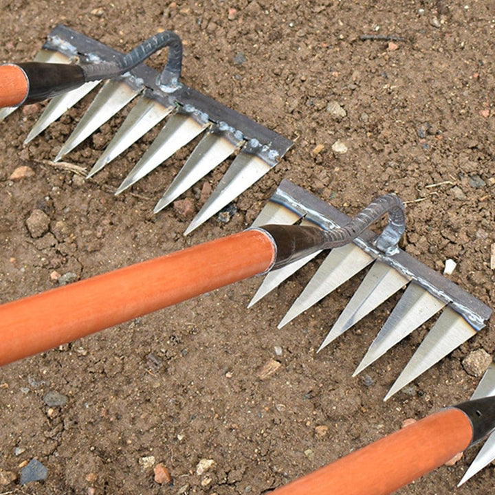 BowLift | RootRake Pro | Heavy-Duty Garden Rake for Landscaping