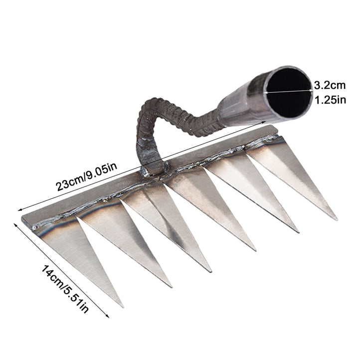 BowLift | RootRake Pro | Heavy-Duty Garden Rake for Landscaping