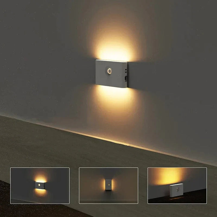 Wireless LED Night Lights with Motion Sensor | USB RechargeaBowlifte | Soft Warm Light | Bowlift