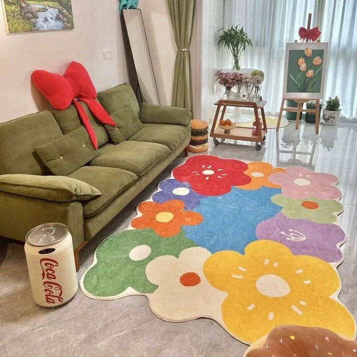 BowLift | Wildflower Meadow Area Rug with Nature-Inspired Design