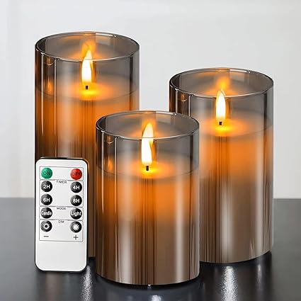BowLift | LuxeLumen LED Candle Set | Elegant LED candles with remote control for atmospheric ambiance