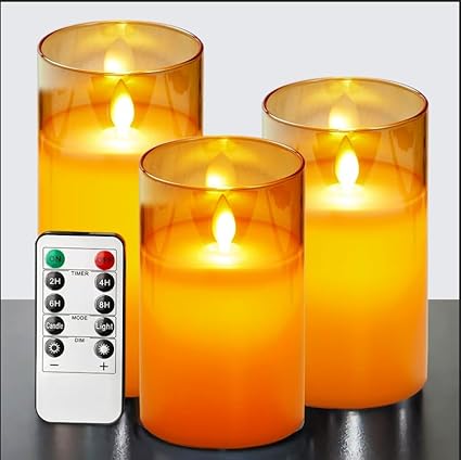 BowLift | LuxeLumen LED Candle Set | Elegant LED candles with remote control for atmospheric ambiance