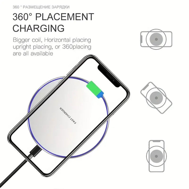 BowLift | 30W WIRELESS FAST CHARGER FOR IPHONE & OTHER DEVICES | INDUCTION CHARGER