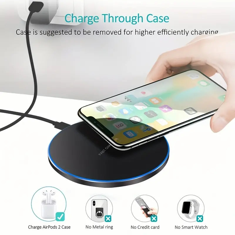 BowLift | 30W WIRELESS FAST CHARGER FOR IPHONE & OTHER DEVICES | INDUCTION CHARGER