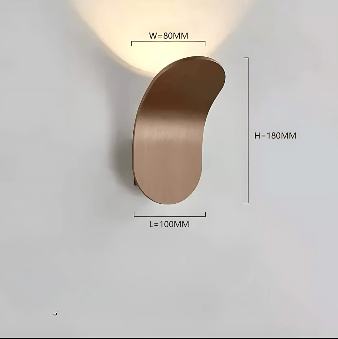 BowLift | Modern Curved Wall Lamp with LED Light