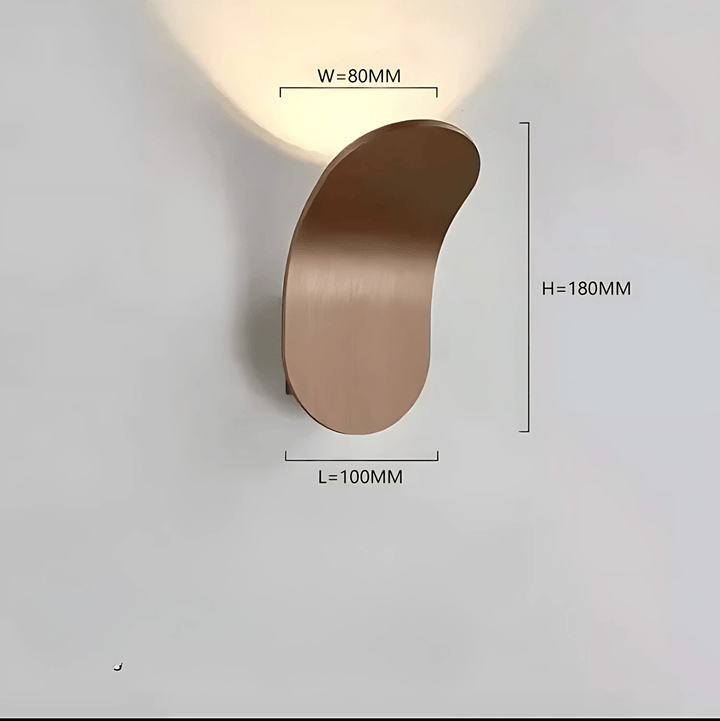 BowLift | Modern Curved Wall Lamp with LED Light