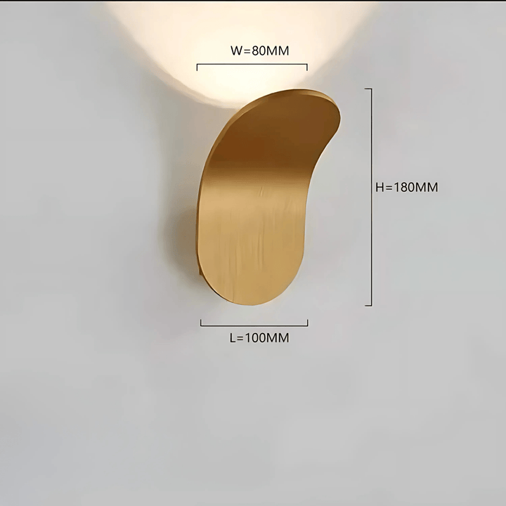 BowLift | Modern Curved Wall Lamp with LED Light