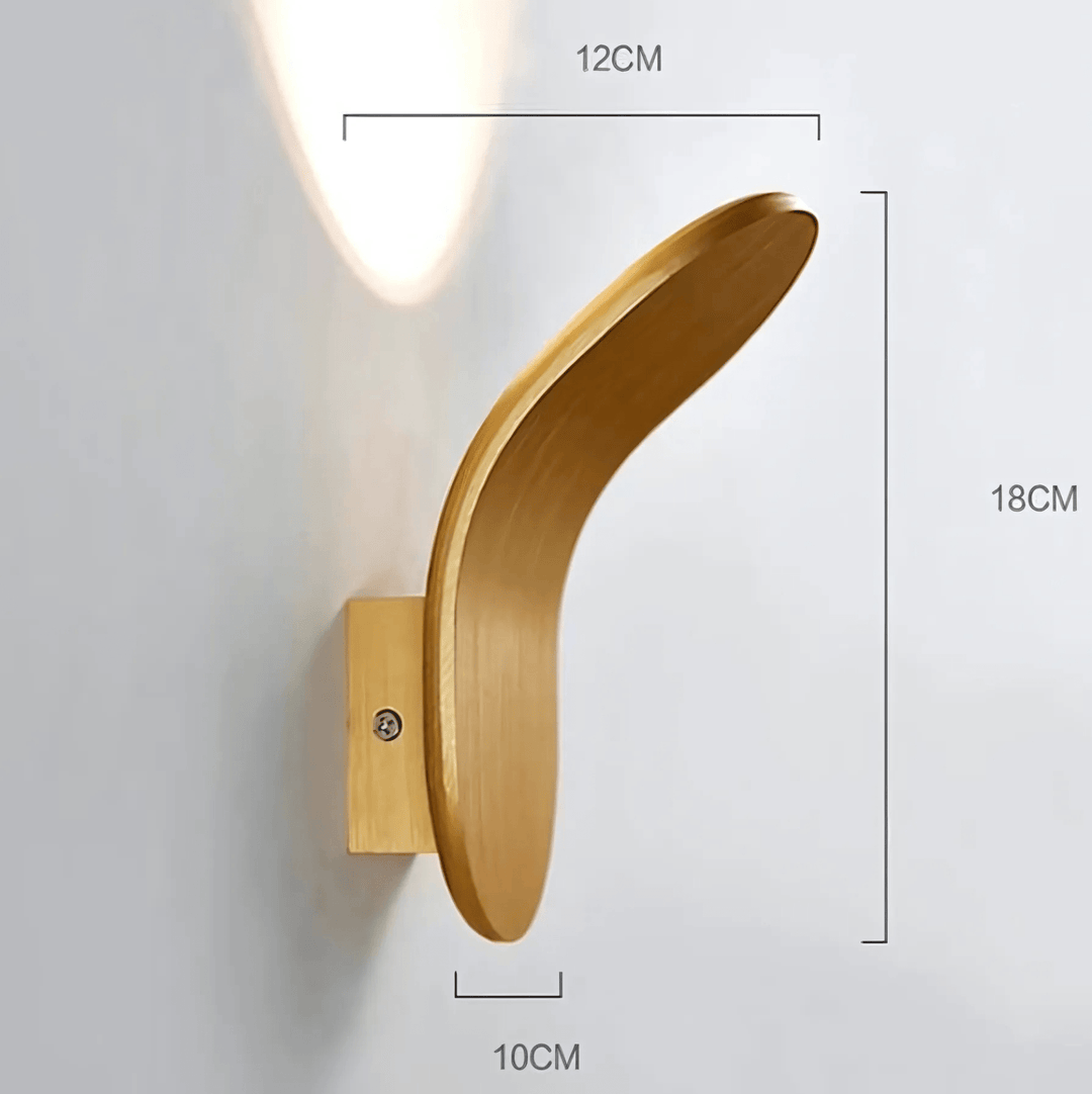 BowLift | Modern Curved Wall Lamp with LED Light
