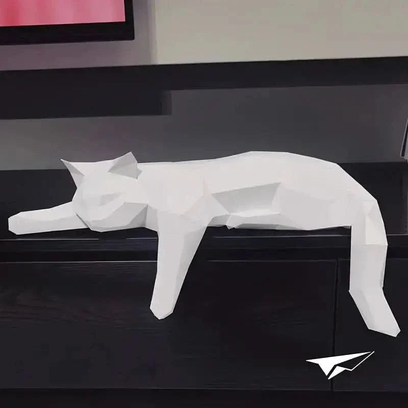 BowLift | Modern Decorative Cat Figurine for Home Interiors