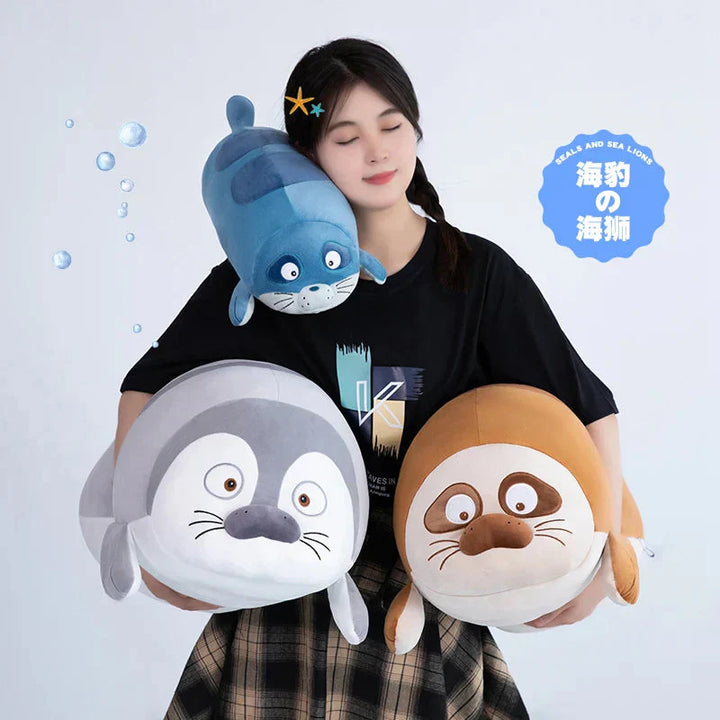 BowLift | Huge Sleeping Buddies Seal Plushies