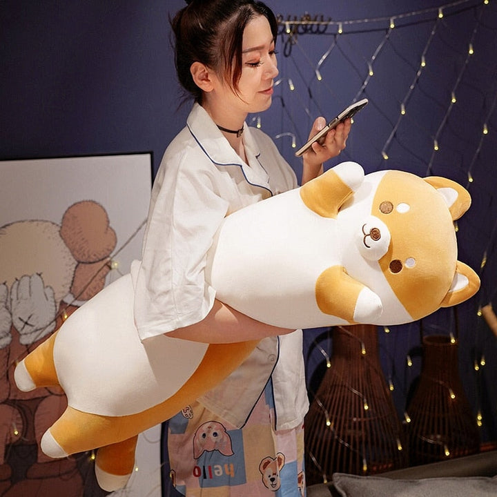 BowLift | Long Snuggle Shiba Buddy Plushies