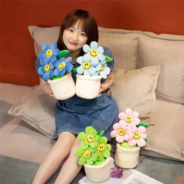 BowLift | Smiling Sunflower Flowerpot Plush
