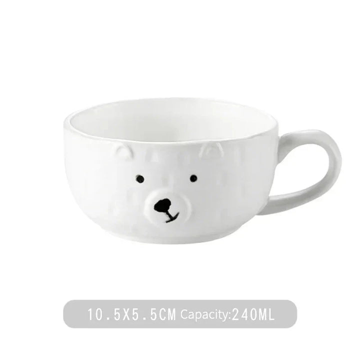BowLift | Cute ceramic Polar bear dinner set – PolarJoy