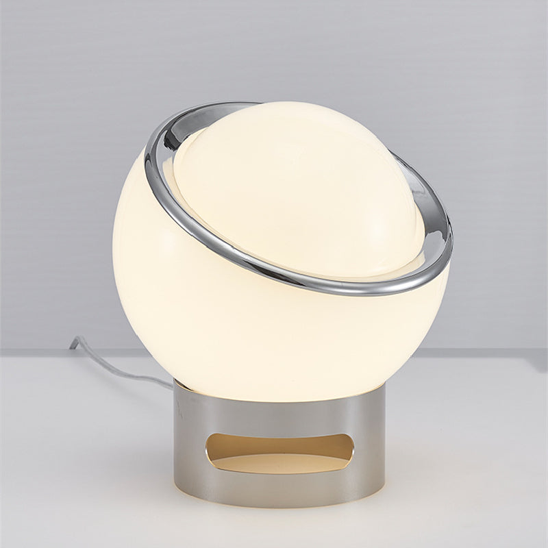 BowLift | Elegant Bauhaus Table Lamp made of Opal Glass