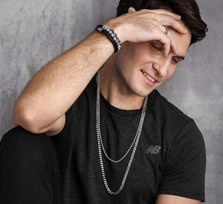 Tiger Eye Beaded Bracelet for Men "The Warrior" - Asher Bowlift