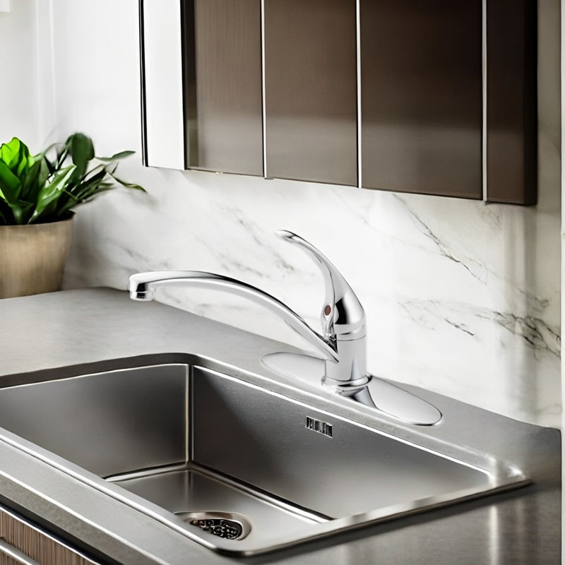BowLift | Single-Handle Kitchen Faucet with 360-Degree Swivel