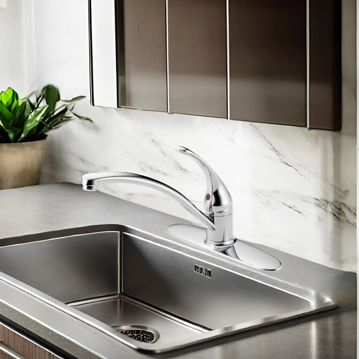 BowLift | Single-Handle Kitchen Faucet with 360-Degree Swivel