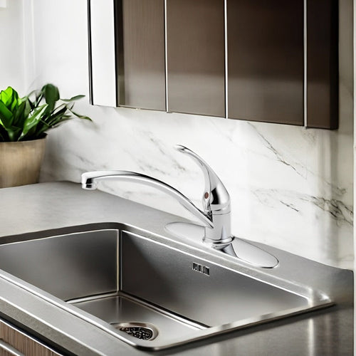 BowLift | Single-Handle Kitchen Faucet with 360-Degree Swivel
