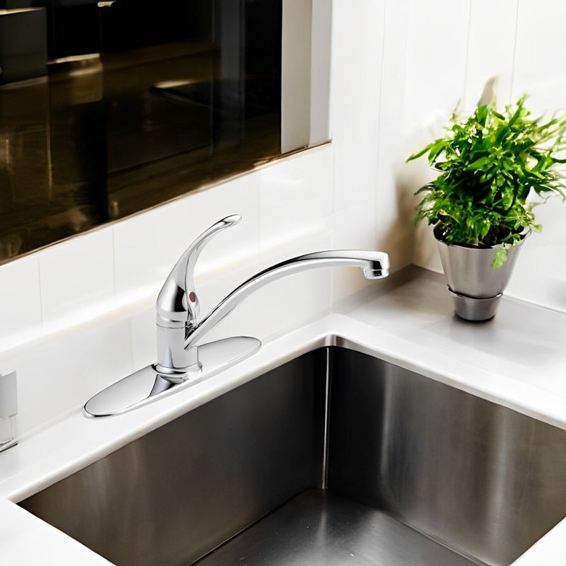 BowLift | Single-Handle Kitchen Faucet with 360-Degree Swivel