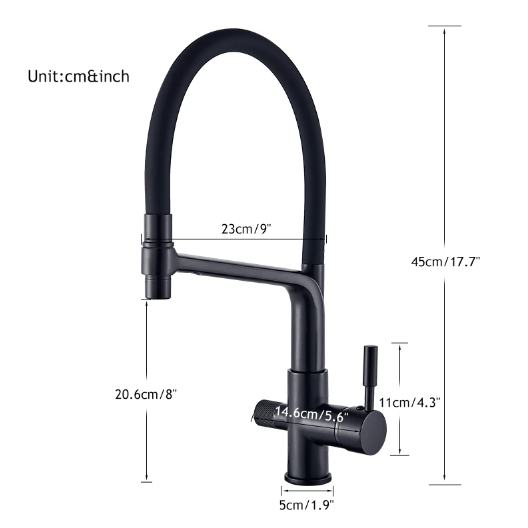BowLift | Kitchen Tap with Dual Spout & Water Filtration – PureFlow Duo