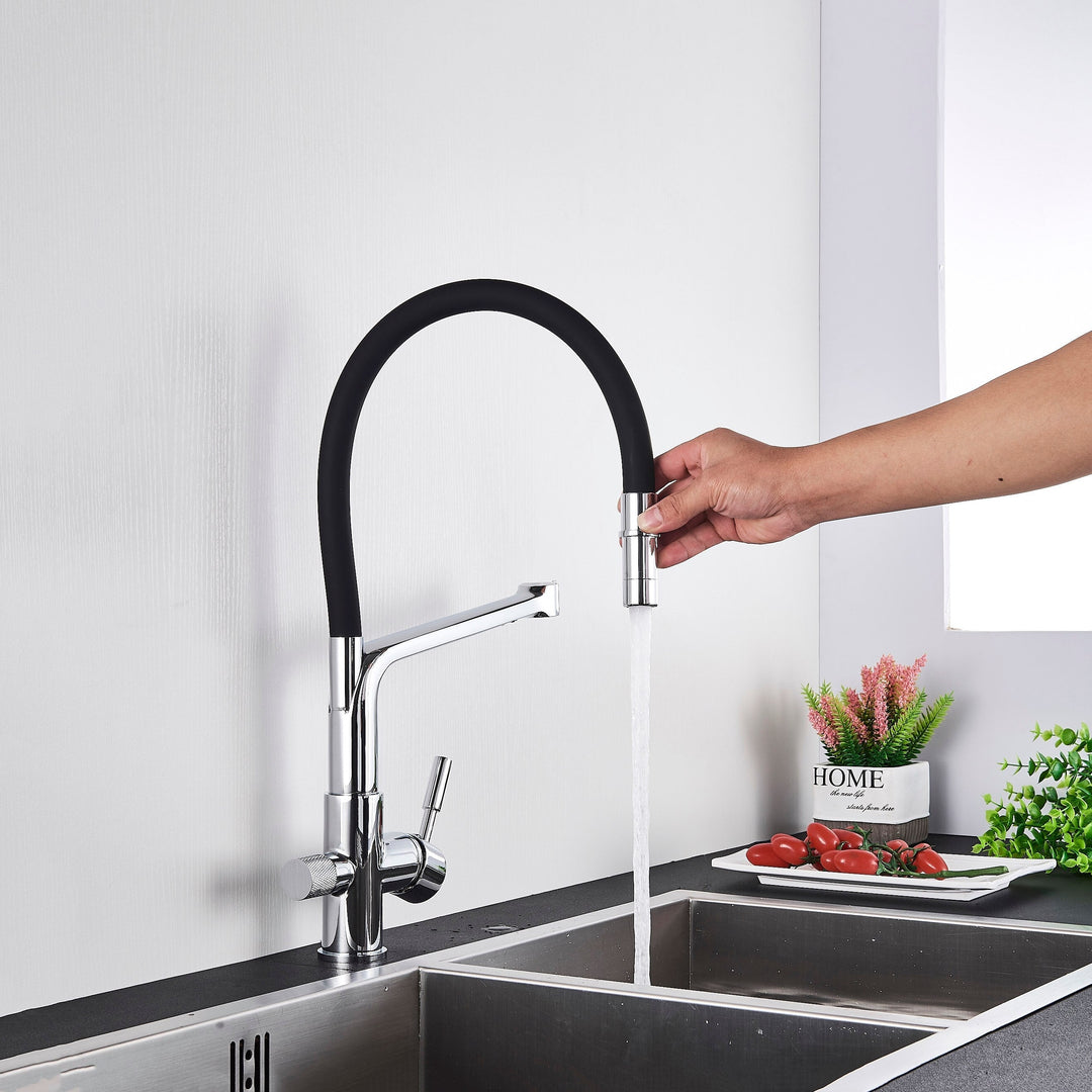 BowLift | Kitchen Tap with Dual Spout & Water Filtration – PureFlow Duo