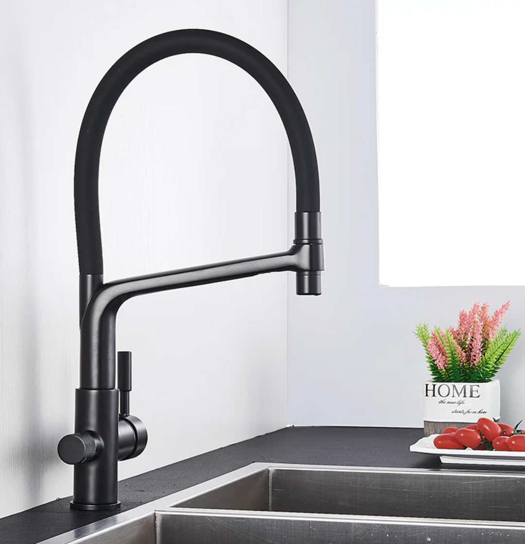 BowLift | Kitchen Tap with Dual Spout & Water Filtration – PureFlow Duo