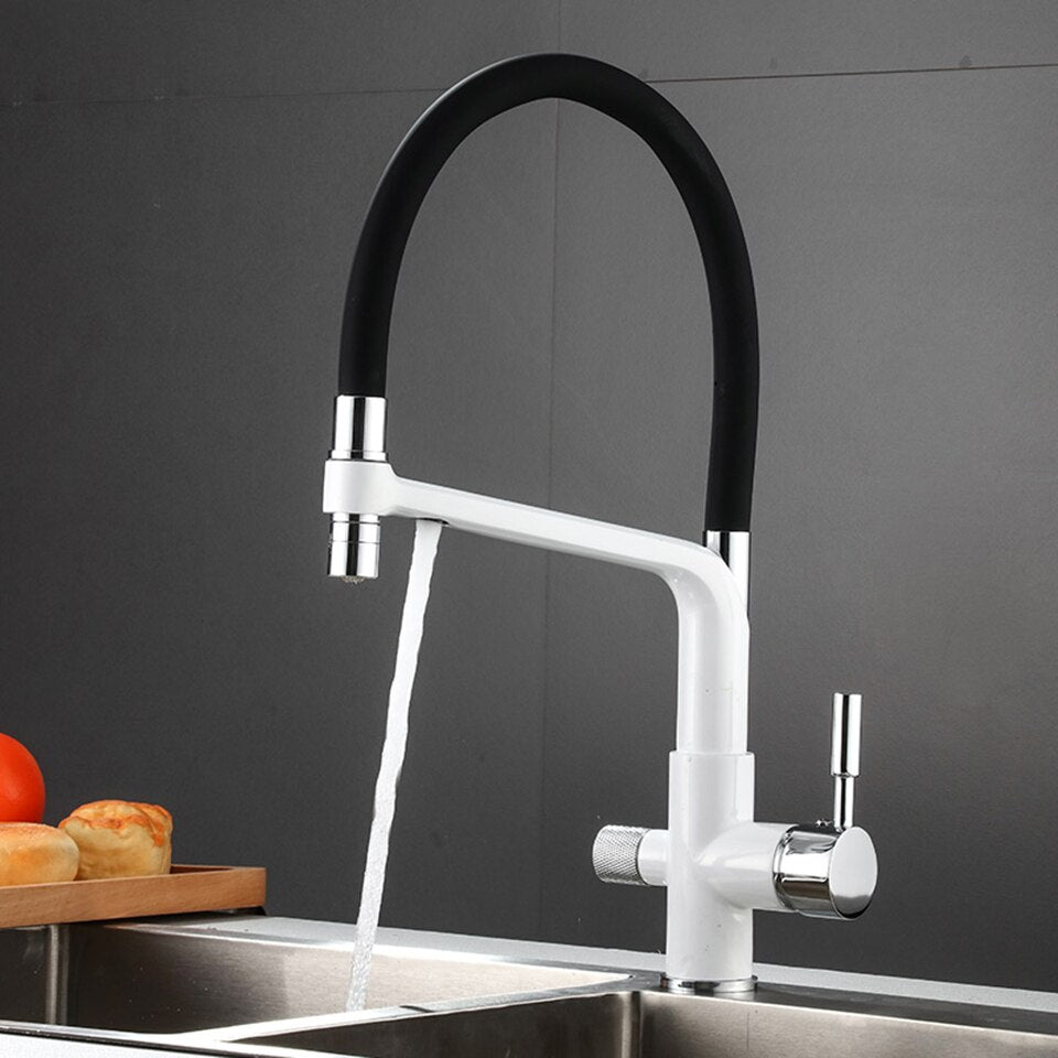 BowLift | Kitchen Tap with Dual Spout & Water Filtration – PureFlow Duo
