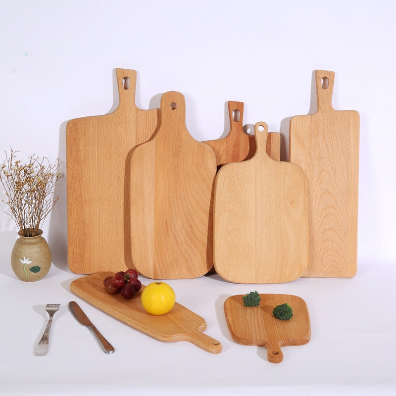 Kitchen Wooden Chopping Board Cutting Board Hangable Kitchen Tool | Bowlift