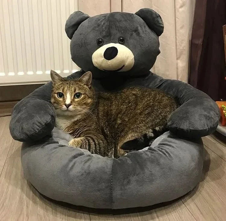 BowLift | Round cuddly bed for cozy cat sleep