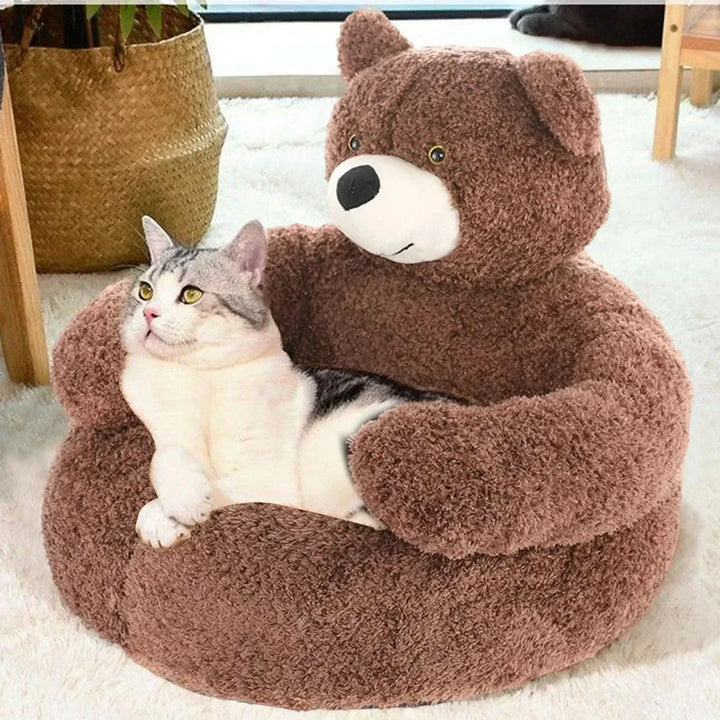 BowLift | Round cuddly bed for cozy cat sleep