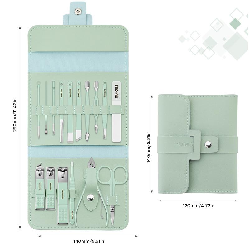 Nail clipper portable set (12/16 pieces) | Bowlift