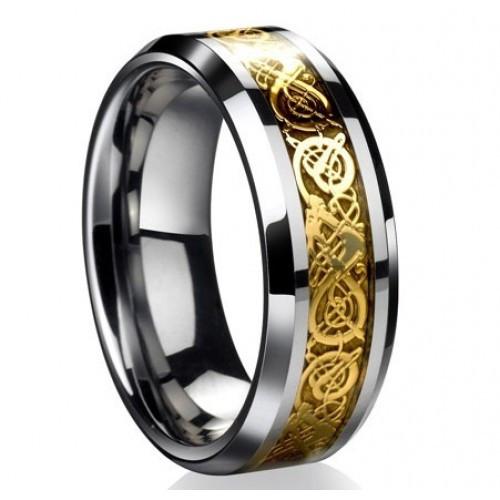 Dragon's Breath - Steel Viking Ring | Bowlift