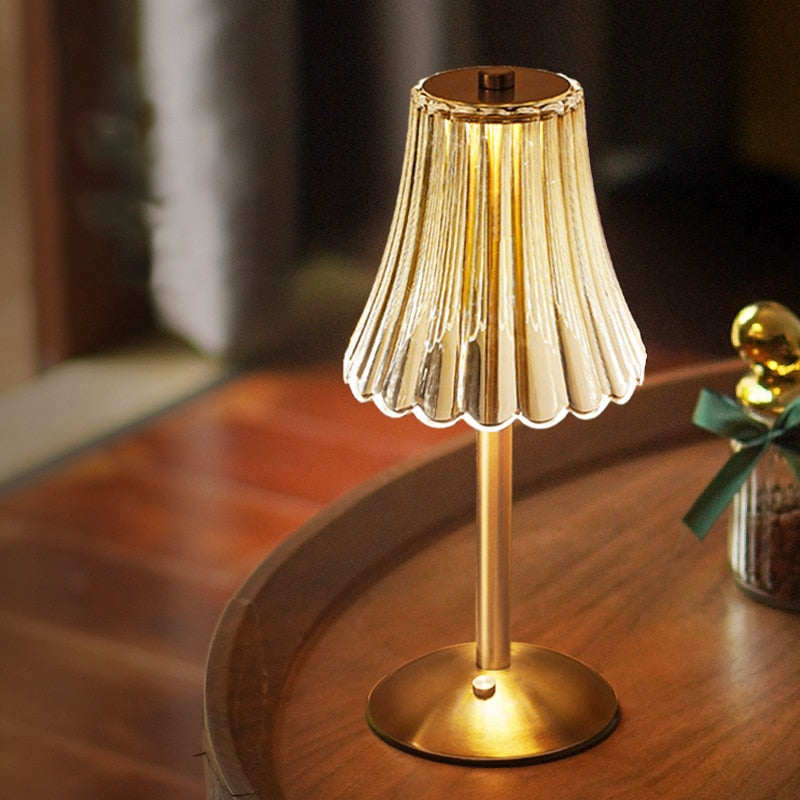 BowLift | LED Retro Table Lamp USB Rechargeable - BrillianceGlow