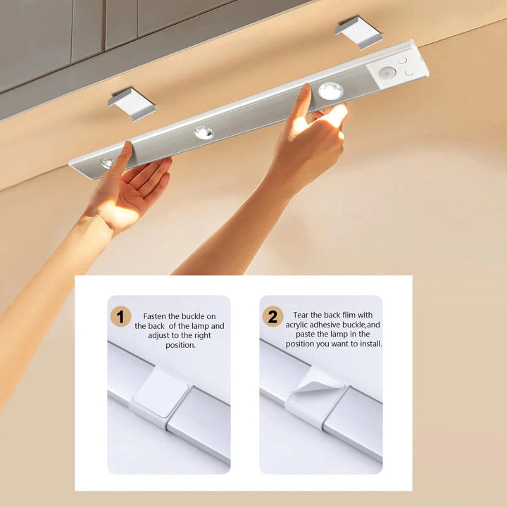 LED Under Cabinet Spot Light Rechargeable Magnet Night Light | Bowlift