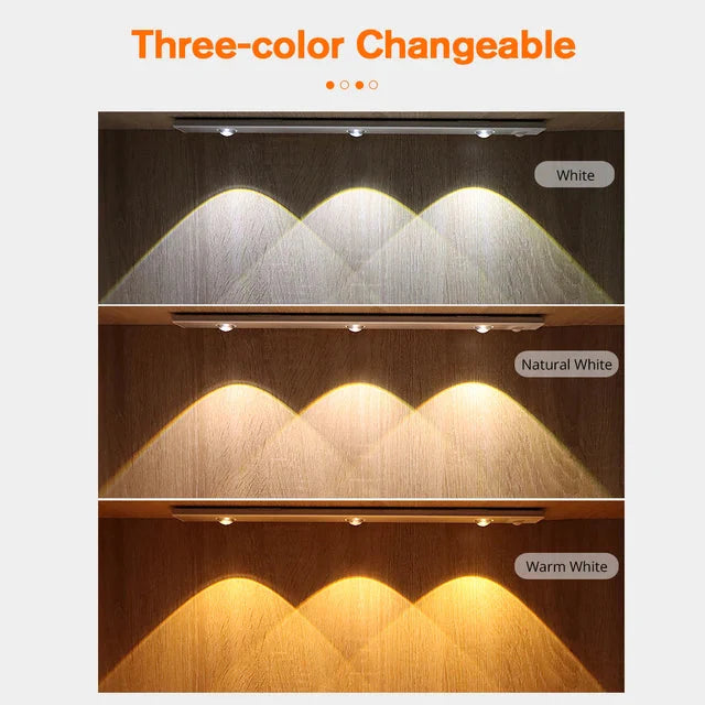 LED Under Cabinet Spot Light Rechargeable Magnet Night Light | Bowlift