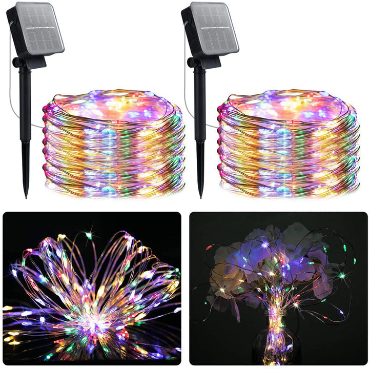 BowLift | Solar string lights for outdoor use | Waterproof solar garden lights