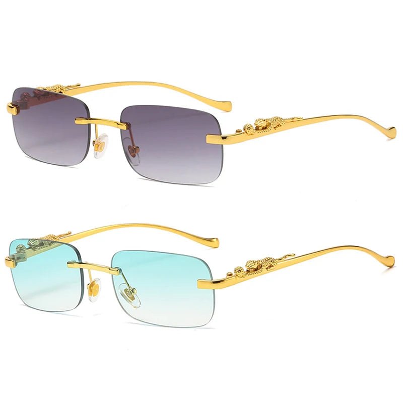 BowLift | LEOPARDVIEW – Stylish Rimless Sunglasses with UV400 Protection
