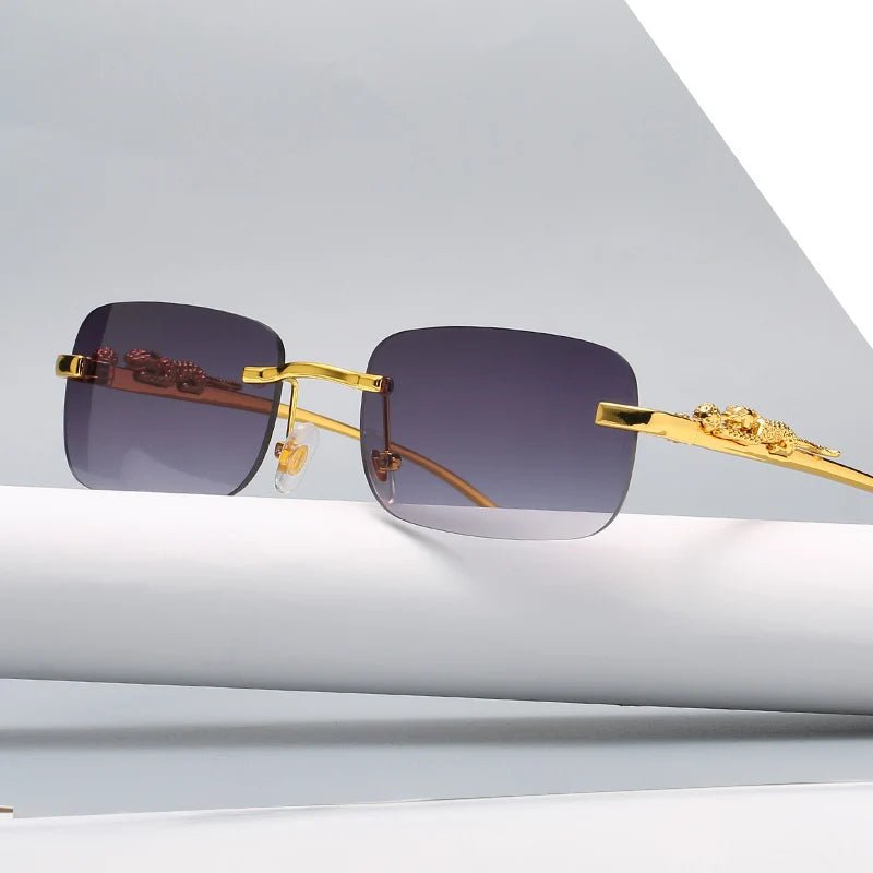 BowLift | LEOPARDVIEW – Stylish Rimless Sunglasses with UV400 Protection