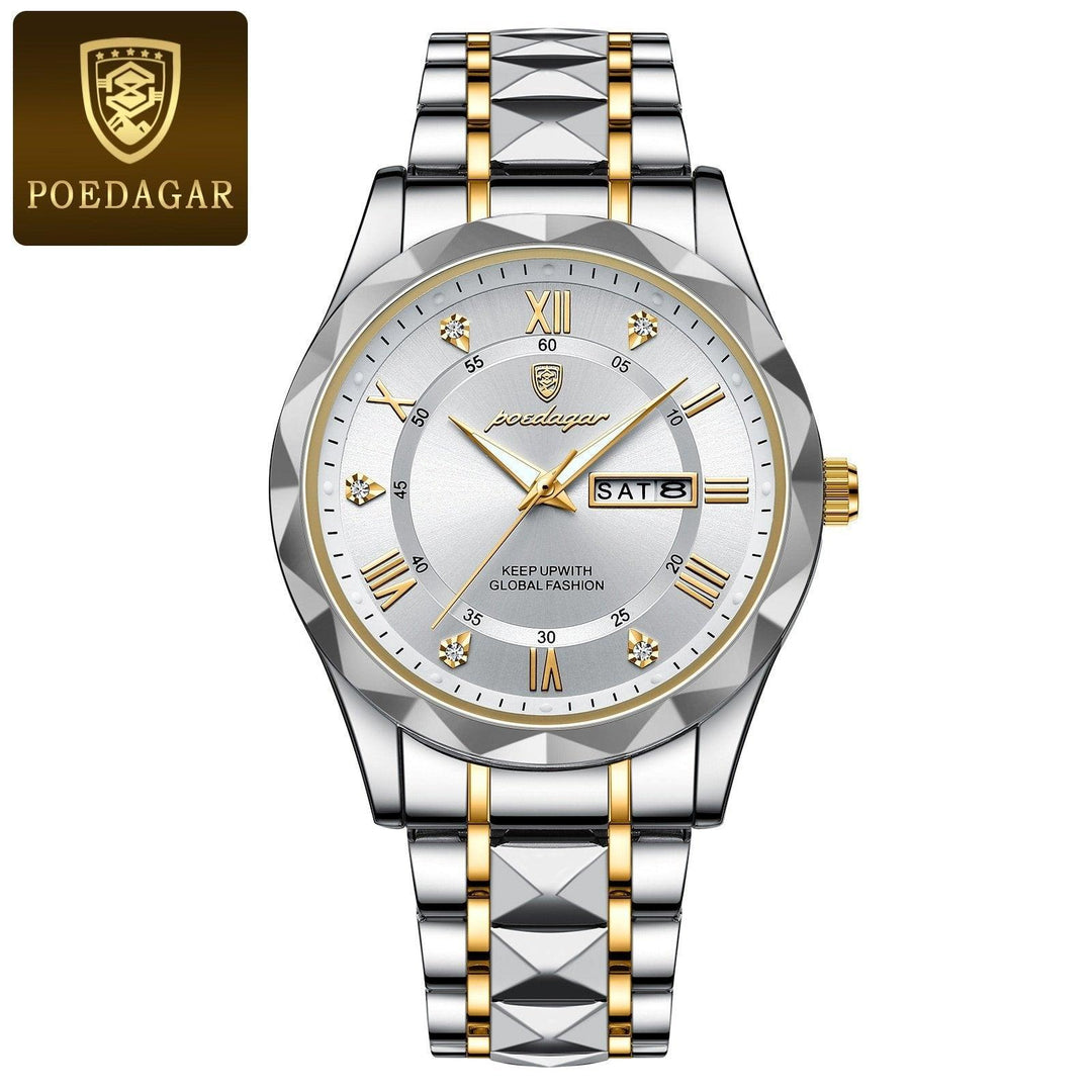 BowLift | Luxurious Waterproof Men's Watch – Stylish Stainless Steel Timepiece with Accurate Quartz Movement