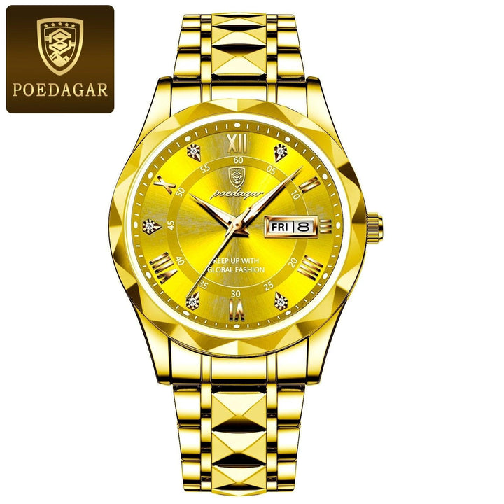 BowLift | Luxurious Waterproof Men's Watch – Stylish Stainless Steel Timepiece with Accurate Quartz Movement