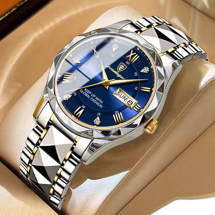 BowLift | Luxurious Waterproof Men's Watch – Stylish Stainless Steel Timepiece with Accurate Quartz Movement